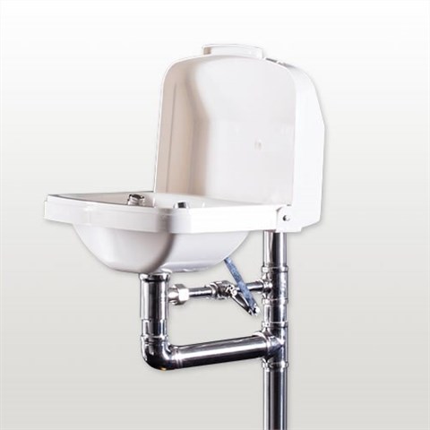 翻蓋防塵（ABS盆）復合式緊急沖淋洗眼器BH30-2010