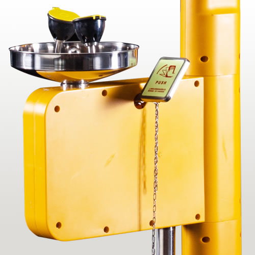 防凍復合式304不銹鋼電伴熱洗眼器BH30-1062 防凍復合式304不銹鋼電伴熱洗眼器BH30-1062