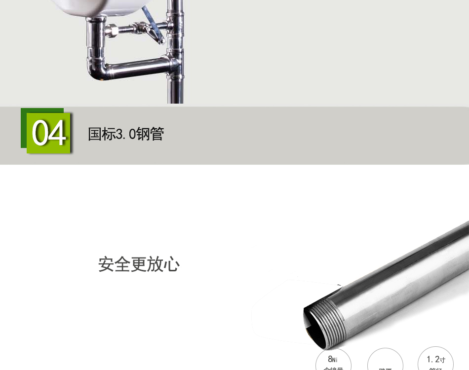 BH30-2010復合式聯動翻蓋洗眼器（白色大翻蓋型